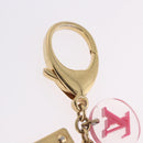 LOUIS VUITTON Porte Cles Fleur Charm Metal Multicolor M60046 LV Auth 202033-10