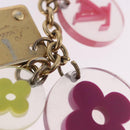 LOUIS VUITTON Porte Cles Fleur Charm Metal Multicolor M60046 LV Auth 202033-11