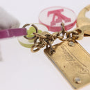 LOUIS VUITTON Porte Cles Fleur Charm Metal Multicolor M60046 LV Auth 202033-6