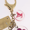 LOUIS VUITTON Porte Cles Fleur Charm Metal Multicolor M60046 LV Auth 202033-9