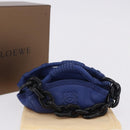 LOEWE Nappa Aire Coin Purse Leather Blue Auth 202034V-12