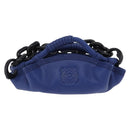 LOEWE Nappa Aire Coin Purse Leather Blue Auth 202034V-13