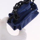 LOEWE Nappa Aire Coin Purse Leather Blue Auth 202034V-6