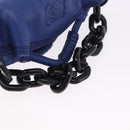LOEWE Nappa Aire Coin Purse Leather Blue Auth 202034V-8