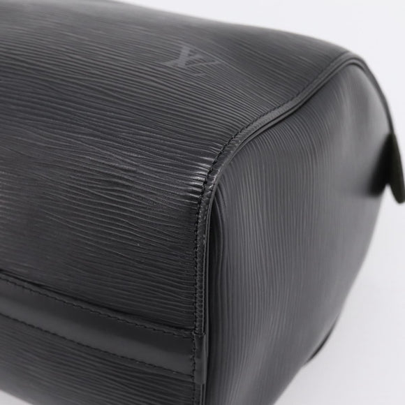 LOUIS VUITTON Epi Speedy 25 Hand Bag Noir M43012 LV Auth 202051V