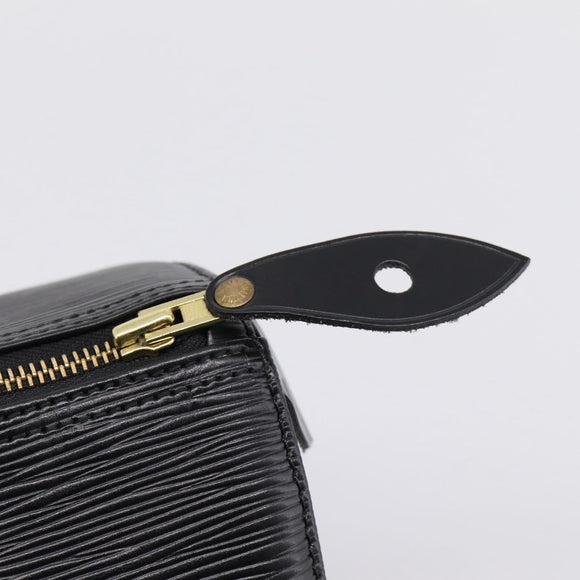 LOUIS VUITTON Epi Speedy 25 Hand Bag Noir M43012 LV Auth 202051V
