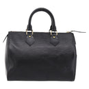 LOUIS VUITTON Epi Speedy 25 Hand Bag Noir M43012 LV Auth 202051V-13