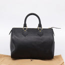 LOUIS VUITTON Epi Speedy 25 Hand Bag Noir M43012 LV Auth 202051V-12