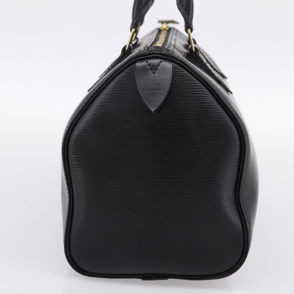 LOUIS VUITTON Epi Speedy 25 Hand Bag Noir M43012 LV Auth 202051V