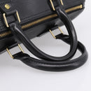 LOUIS VUITTON Epi Speedy 25 Hand Bag Noir M43012 LV Auth 202051V-7