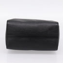 LOUIS VUITTON Epi Speedy 25 Hand Bag Noir M43012 LV Auth 202051V-5