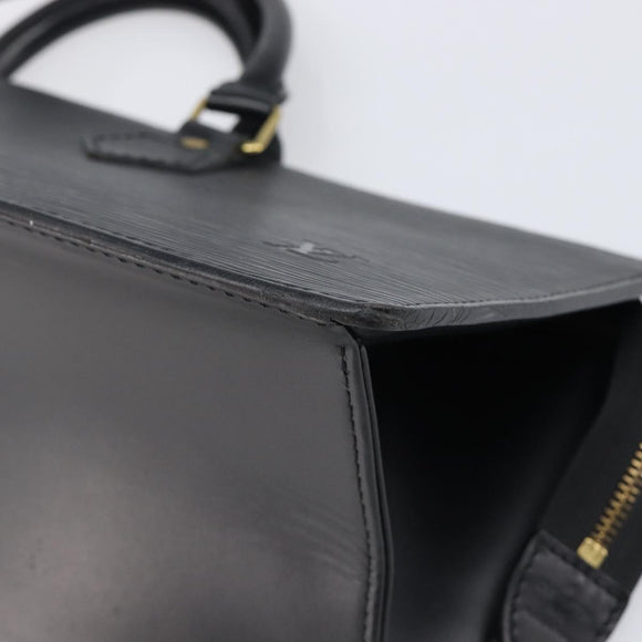 LOUIS VUITTON Epi Sac Triangle Hand Bag Black M52092 LV Auth 202052A