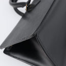 LOUIS VUITTON Epi Sac Triangle Hand Bag Black M52092 LV Auth 202052A-15