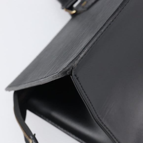 LOUIS VUITTON Epi Sac Triangle Hand Bag Black M52092 LV Auth 202052A