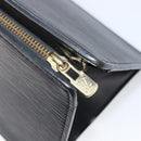 LOUIS VUITTON Epi Sac Triangle Hand Bag Black M52092 LV Auth 202052A-9