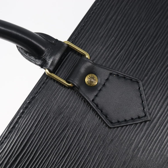 LOUIS VUITTON Epi Sac Triangle Hand Bag Black M52092 LV Auth 202052A