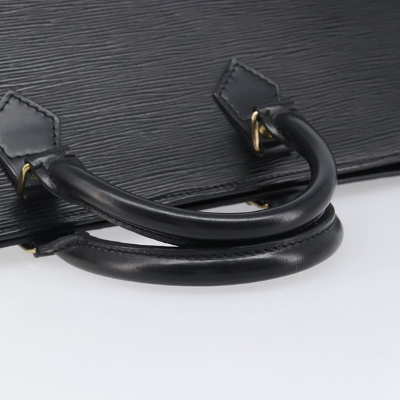 LOUIS VUITTON Epi Sac Triangle Hand Bag Black M52092 LV Auth 202052A