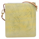 LOUIS VUITTON Monogram Vernis Motto Accessory Pouch Gris M91030 LV Auth 202054-2
