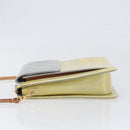 LOUIS VUITTON Monogram Vernis Motto Accessory Pouch Gris M91030 LV Auth 202054-4