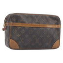 LOUIS VUITTON Monogram Compiegne 28 Clutch Bag M51845 LV Auth 202058-1