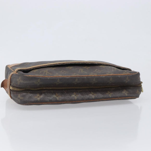 LOUIS VUITTON Monogram Compiegne 28 Clutch Bag M51845 LV Auth 202058