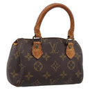 LOUIS VUITTON Monogram Mini Speedy Hand Bag M41534 LV Auth 202066-1