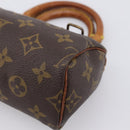 LOUIS VUITTON Monogram Mini Speedy Hand Bag M41534 LV Auth 202066-17