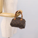 LOUIS VUITTON Monogram Mini Speedy Hand Bag M41534 LV Auth 202066-21