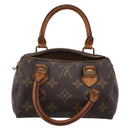 LOUIS VUITTON Monogram Mini Speedy Hand Bag M41534 LV Auth 202066-2