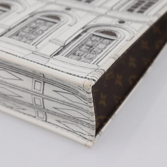 LOUIS VUITTON Monogram Fornasetti Petit Sac Plat Bag M80991 LV Auth 202068SAM