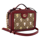 GUCCI Micro GG Supreme Doraemon Collaboration Bag PVC Beige 655596 Auth 202069M-1