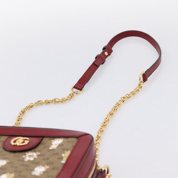 GUCCI Micro GG Supreme Doraemon Collaboration Bag PVC Beige 655596 Auth 202069M