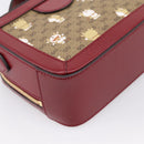 GUCCI Micro GG Supreme Doraemon Collaboration Bag PVC Beige 655596 Auth 202069M-15