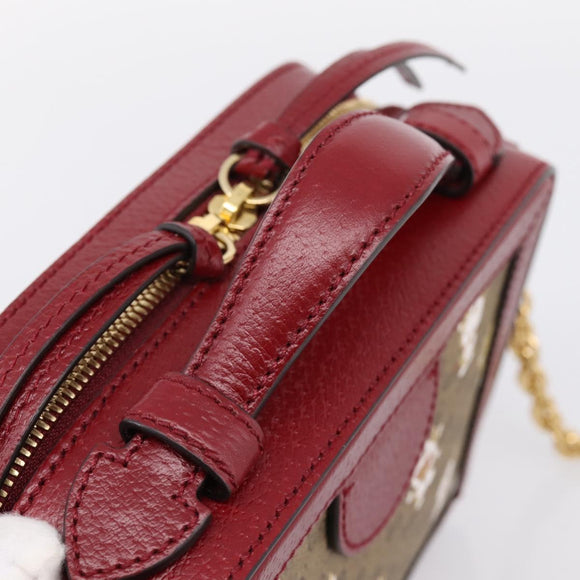 GUCCI Micro GG Supreme Doraemon Collaboration Bag PVC Beige 655596 Auth 202069M