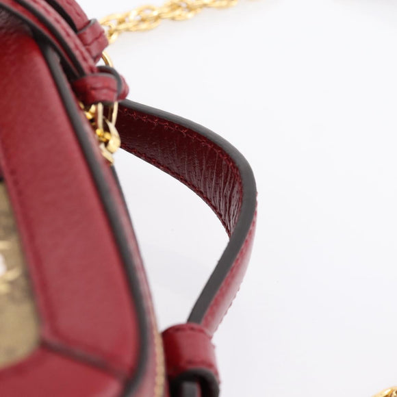 GUCCI Micro GG Supreme Doraemon Collaboration Bag PVC Beige 655596 Auth 202069M