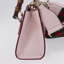 GUCCI Yuko Higuchi Bamboo Diana Small Tote Bag 3way Pink 841488 Auth 202070SM-5