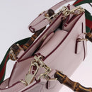 GUCCI Yuko Higuchi Bamboo Diana Small Tote Bag 3way Pink 841488 Auth 202070SM-6