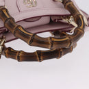 GUCCI Yuko Higuchi Bamboo Diana Small Tote Bag 3way Pink 841488 Auth 202070SM-7