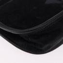 BOTTEGA VENETA INTRECCIATO Shoulder Bag Fur Black Auth 202071-17
