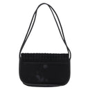 BOTTEGA VENETA INTRECCIATO Shoulder Bag Fur Black Auth 202071-2