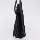 BOTTEGA VENETA INTRECCIATO Shoulder Bag Fur Black Auth 202071-4