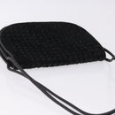 BOTTEGA VENETA INTRECCIATO Shoulder Bag Fur Black Auth 202071-7