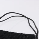 BOTTEGA VENETA INTRECCIATO Shoulder Bag Fur Black Auth 202071-14