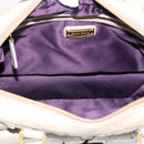 Miu Miu Vitellolux Hand Bag Leather 2way Green Gold Tone Auth 202078V-19