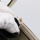 Miu Miu Vitellolux Hand Bag Leather 2way Black White Auth 202079V-12