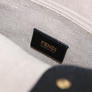 FENDI Chameleon Hand Bag Canvas 2way Beige Gold Tone 8BL114 Auth 202092-17