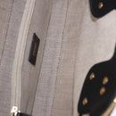 FENDI Chameleon Hand Bag Canvas 2way Beige Gold Tone 8BL114 Auth 202092-21