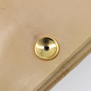 CHANEL Matelasse Chain Shoulder Bag Lamb Skin Beige Gold Tone CC Auth 202094-17