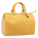LOUIS VUITTON Epi Speedy 25 Hand Bag Tassili Yellow M43019 LV Auth 202095V-1