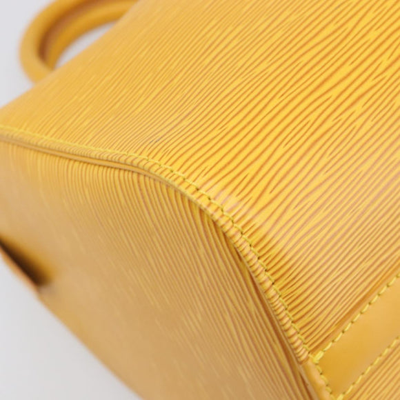 LOUIS VUITTON Epi Speedy 25 Hand Bag Tassili Yellow M43019 LV Auth 202095V